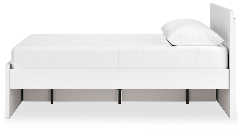 Onita Panel Platform Bed with 1 Side Storage
