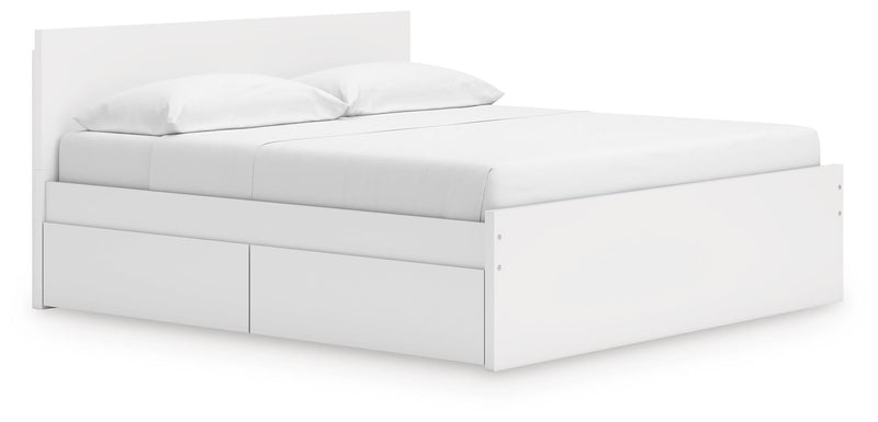 Onita Panel Platform Bed with Storage