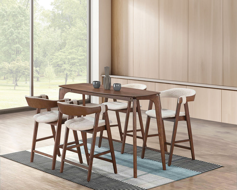 Ebikon Walnut Counter Ht. Table