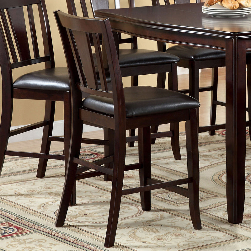 Edgewood Espresso 7 Pc. Counter Height Table Set