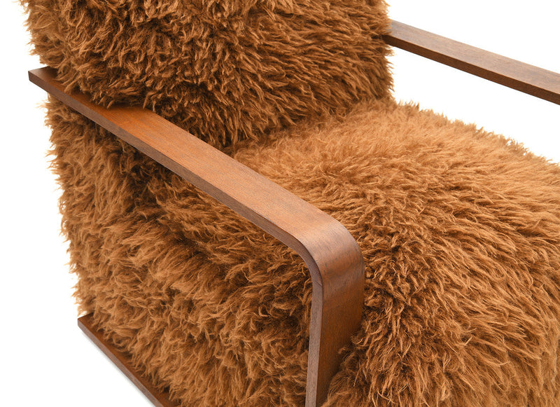 Elardo Camel Brown Accent Chair