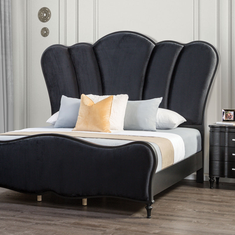Eleanora Black Queen 4 Piece Bedroom Set