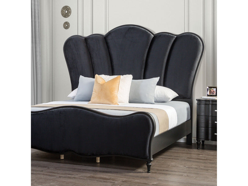 Eleanora Black Queen Bed