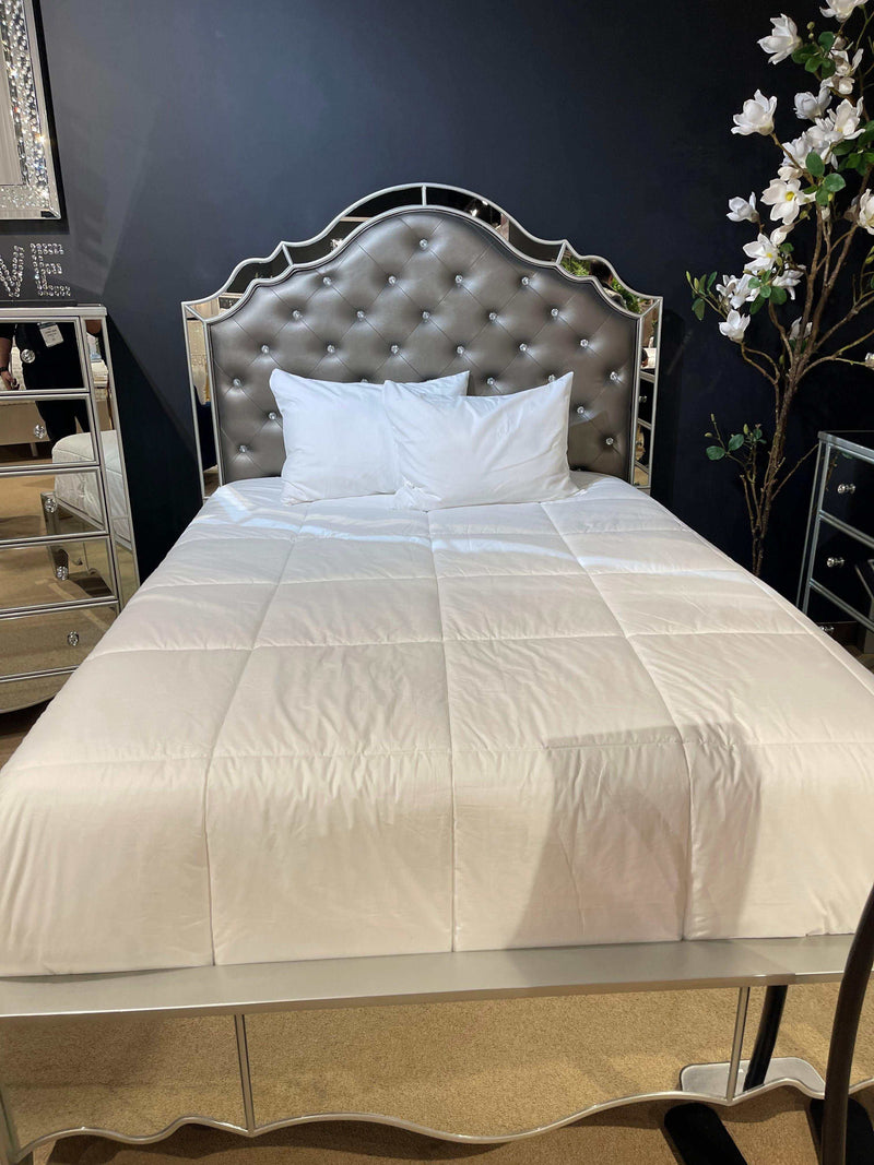 Eliora Silver & Mirrored Cal. King Bed