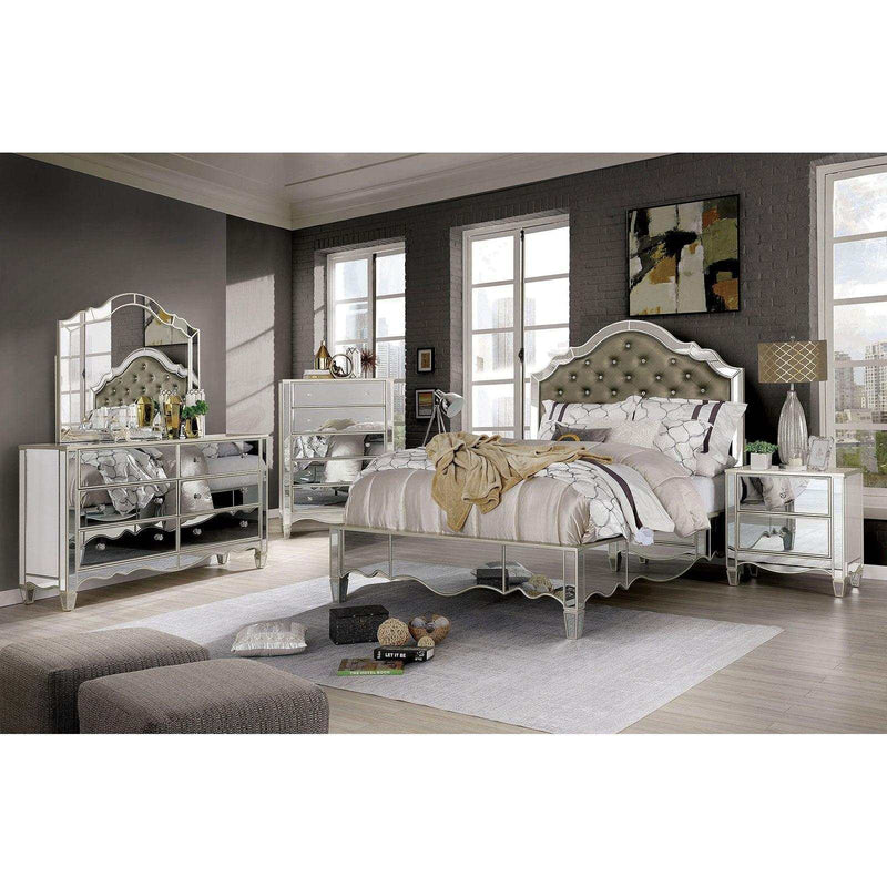 Eliora Silver & Mirrored Chest