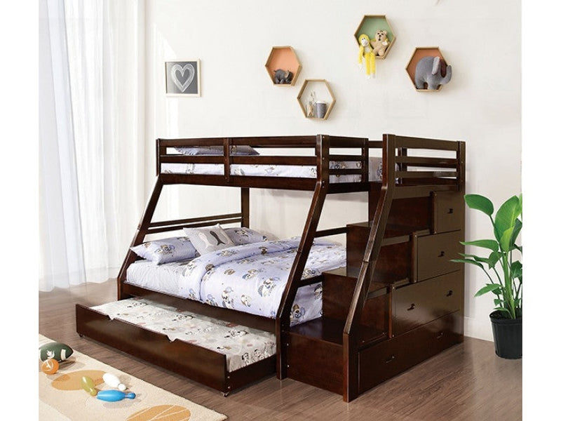 Ellington Espresso Twin/Full Bunk Bed