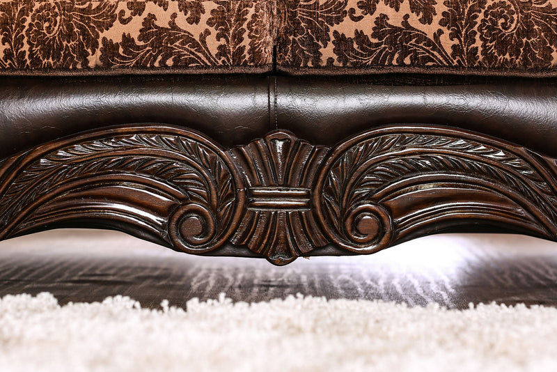 Elpis Brown/Espresso Sofa