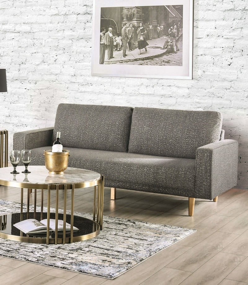 Elverum Charcoal Gray Sofa & Loveseat