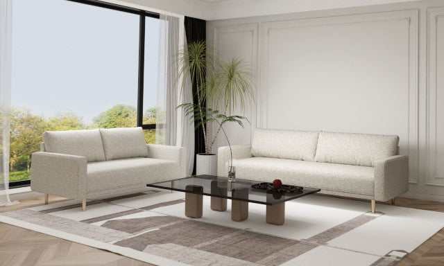 Elverum Off-White Loveseat