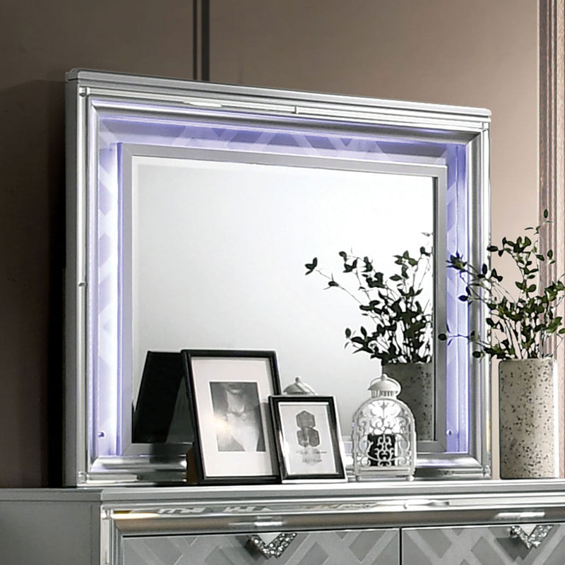 Emmeline Silver 4 Pc. Queen Bedroom Set