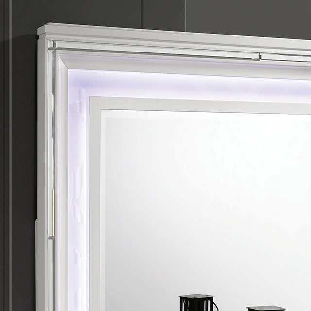 Emmeline White Eastern King Bed