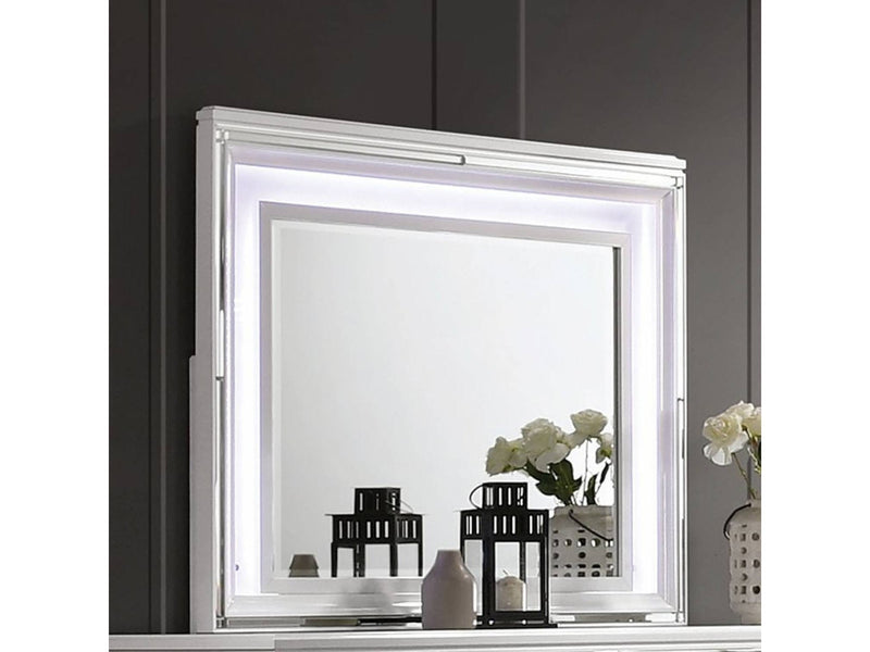 Emmeline White Mirror