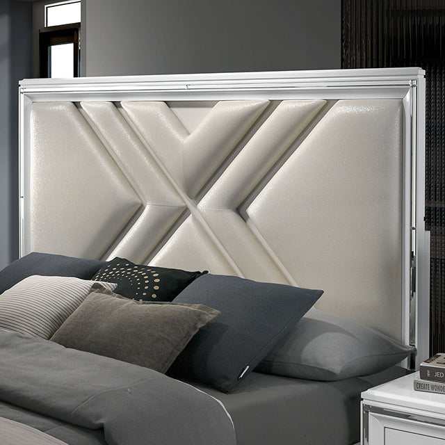 Emmeline White Queen Bed
