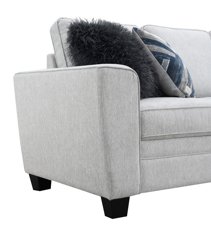 Enea Light Gray Loveseat