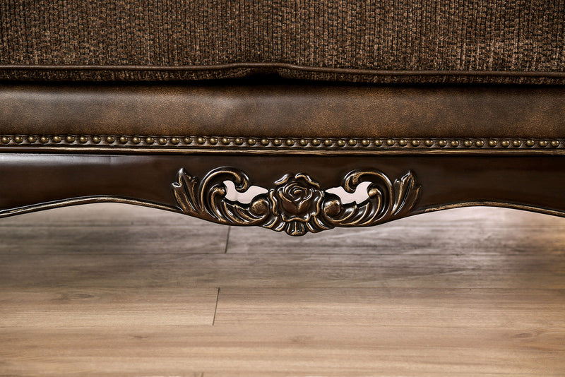 Ensenada Dark Cherry/Brown Chair