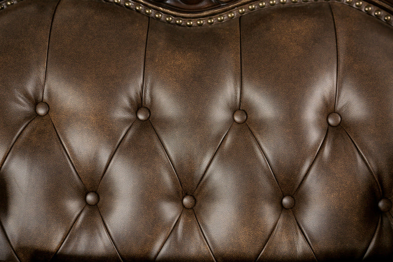 Ensenada Dark Cherry/Brown Loveseat