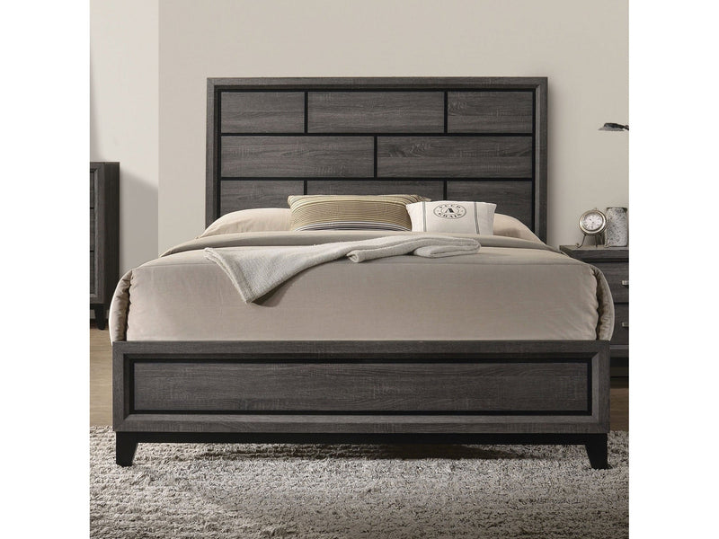 Errico Gray 5 Pc. Queen Bedroom Set w/ Chest