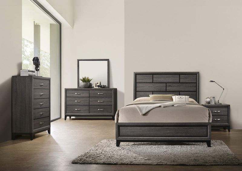 Errico Gray Nightstand