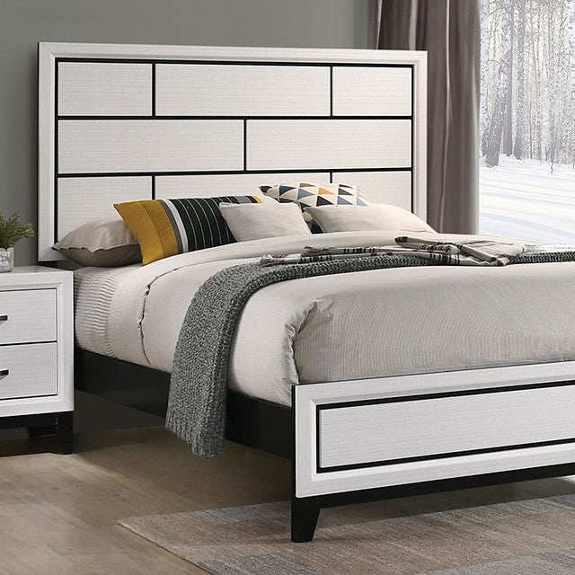 Errico White 5 Pc. Queen Bedroom Set w/ 2NS
