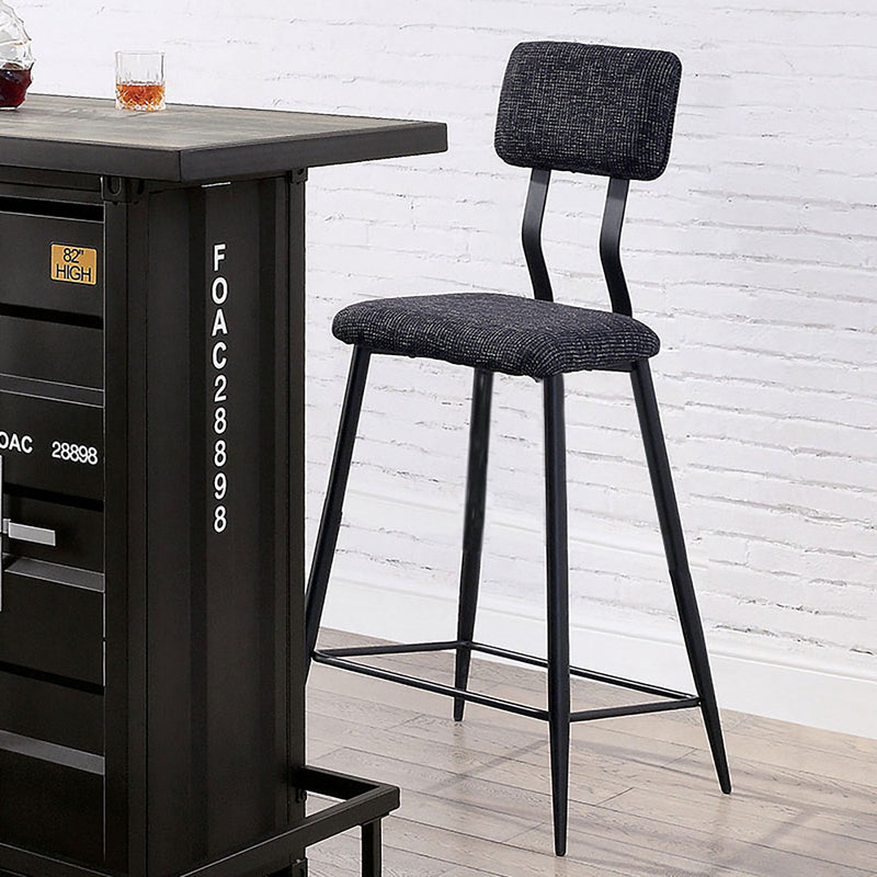 Esdargo Black/Distressed Dark Oak 3 Pc. Bar Table Set