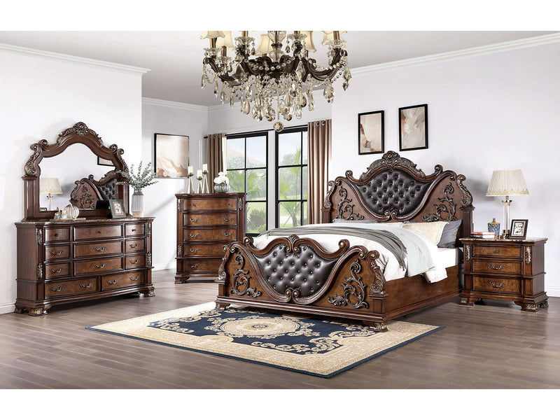 Esparanza Brown Eastern King Bed