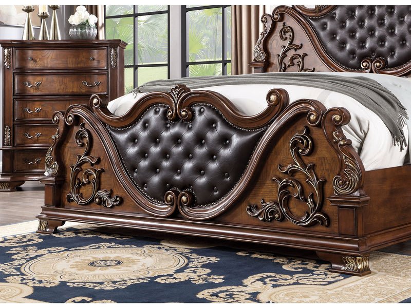 Esparanza Brown Eastern King Bed