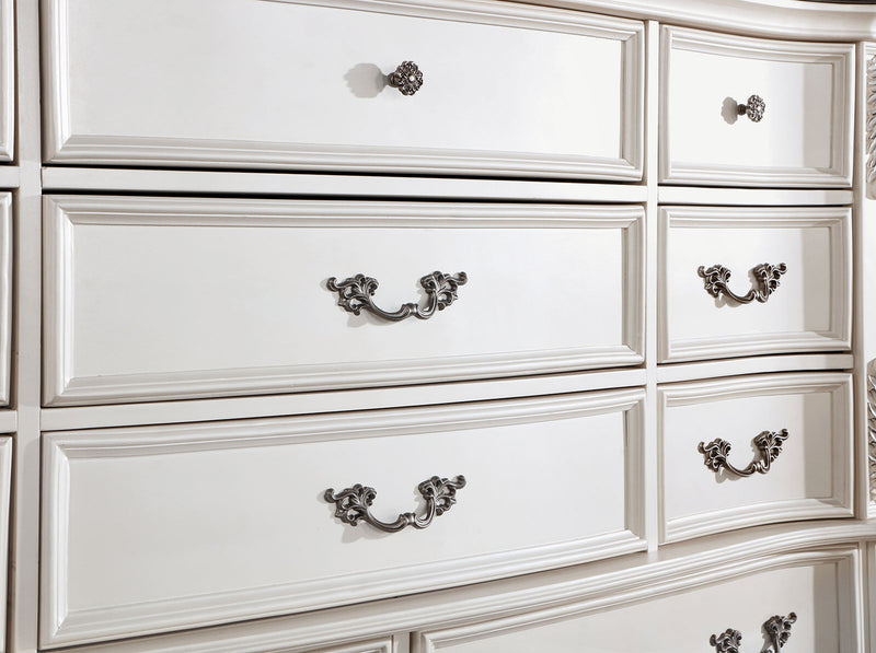 Esparanza Pearl White 4 Pc. Queen Bedroom Set