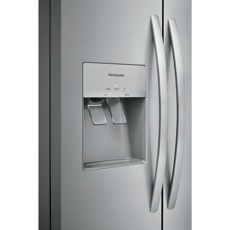 Frigidaire: 25.6 Cu Ft 36" SD SxS Refrigerator - Stainless (FRSS2623AS)