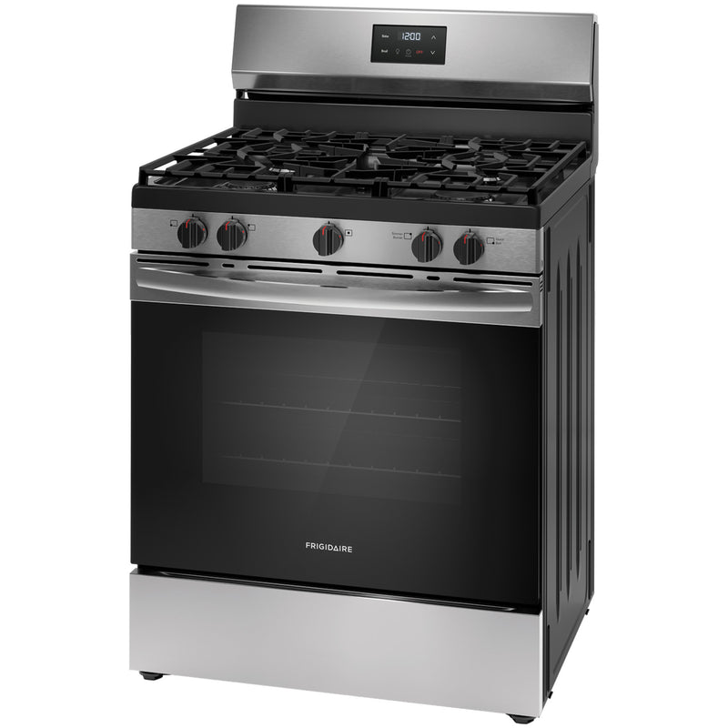 Frigidaire 30" Gas Range, Stainless Steel (FCRG3052BS)