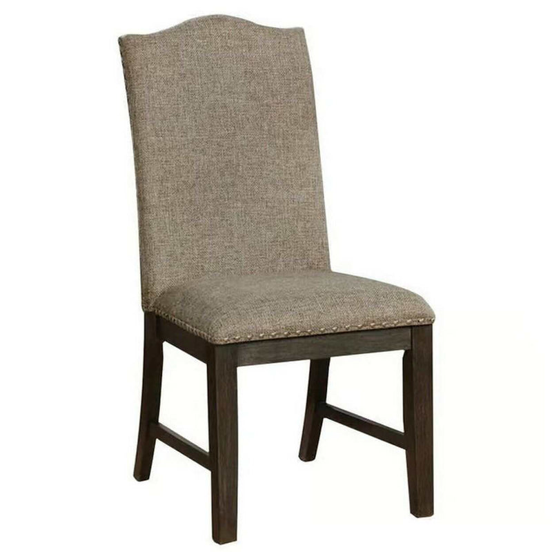 Faulk Espresso & Warm Gray Dining Chair (Set of 2)