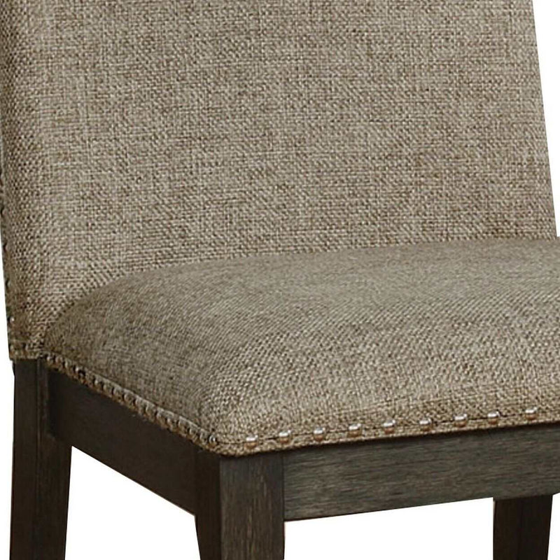 Faulk Espresso & Warm Gray Dining Chair (Set of 2)