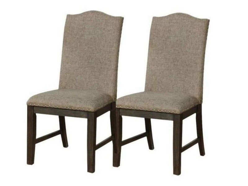 Faulk Espresso & Warm Gray Dining Chair (Set of 2)