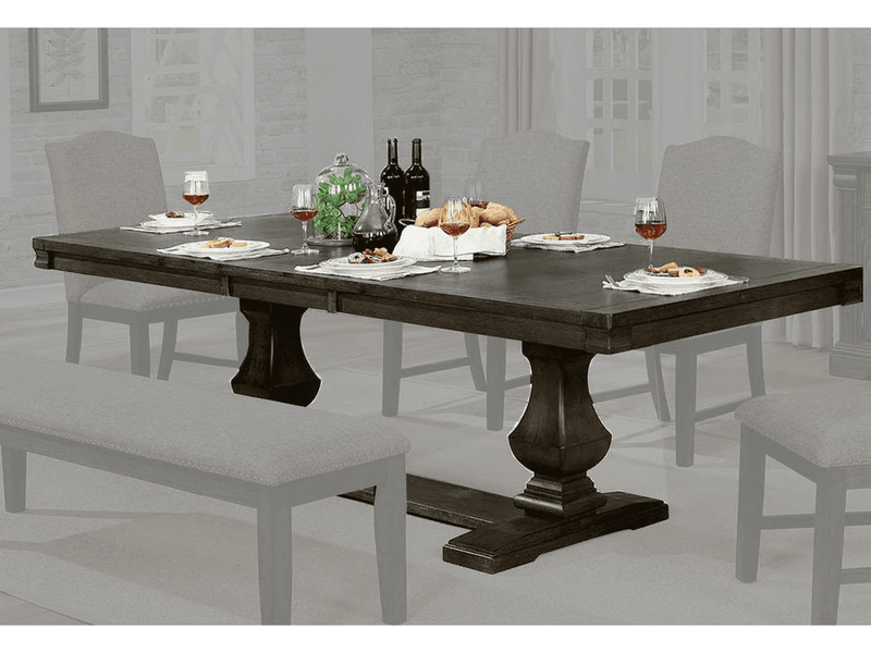 Faulk Espresso & Warm Gray Dining Table