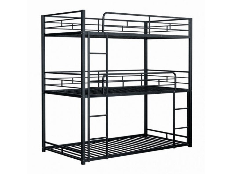 Felgu Black Twin Bunk Bed