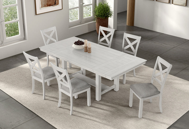Ferrone Rustic White Oak Dining Table