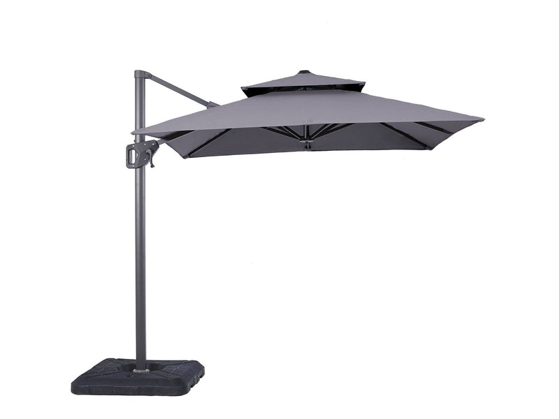 Fida Gray Square Umbrella