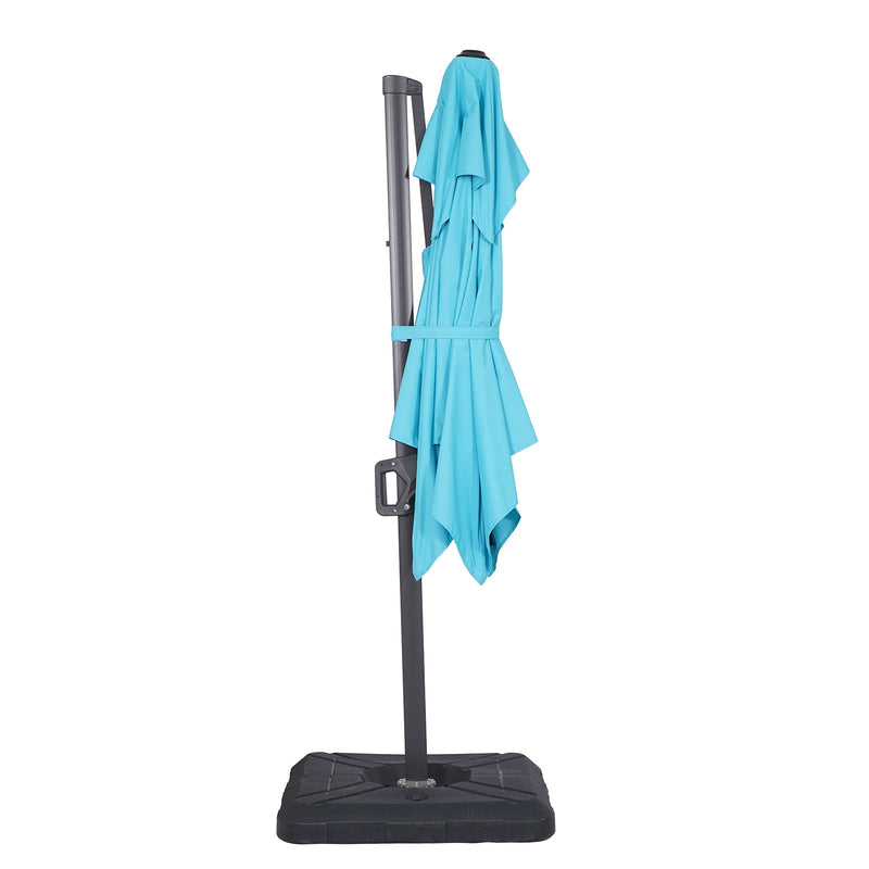 Fida Teal Square Umbrella