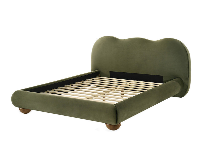 Finamore Olive Green E.King Bed