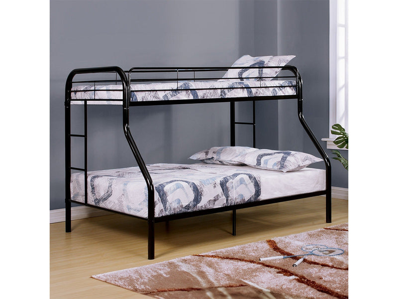 Finnerty Black Twin/ Full Bunk Bed
