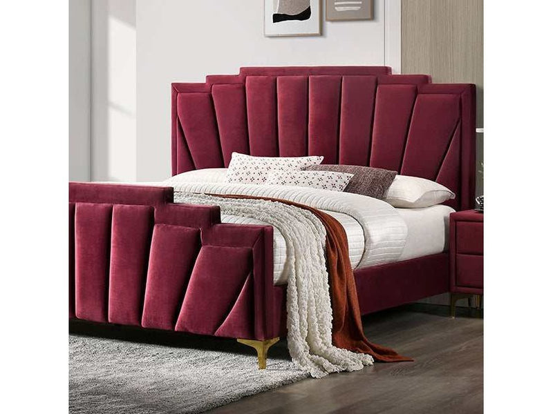 Florizel Red California King Bed