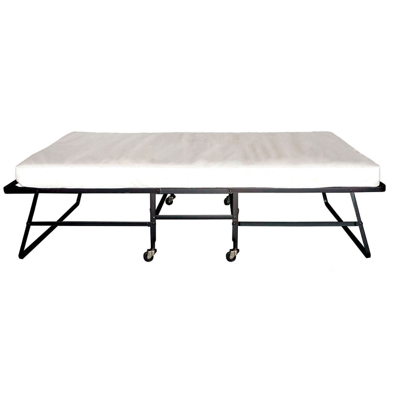 Framos Black/White Rollaway Bed w/ 39" Mattress