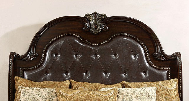 Fromberg Brown Cherry 5 Piece Bedroom Set w/Chest