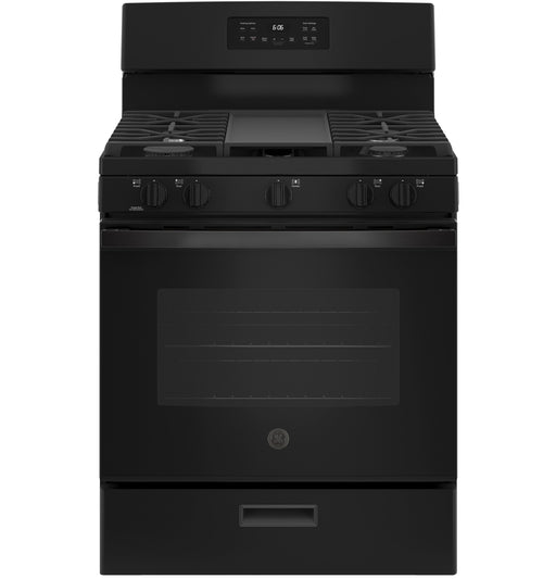 GE¨ 30" Free-Standing Gas Range -Matte Black (JGBS66DEKBB)