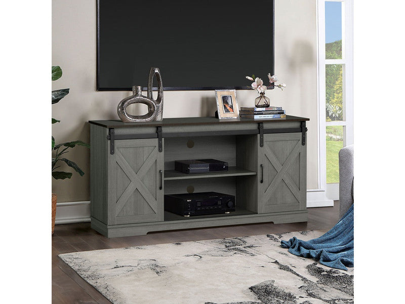 Garibaldi Brown/Gray TV Stand