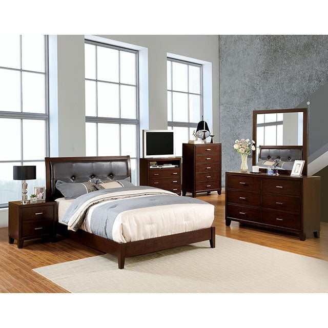 Gerico Brown Cherry Media Chest