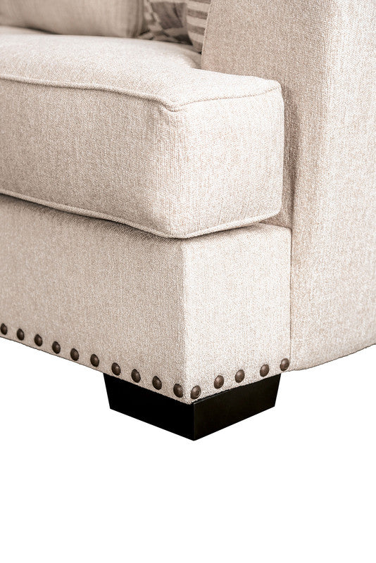 Gervais Taupe Oversized Sofa
