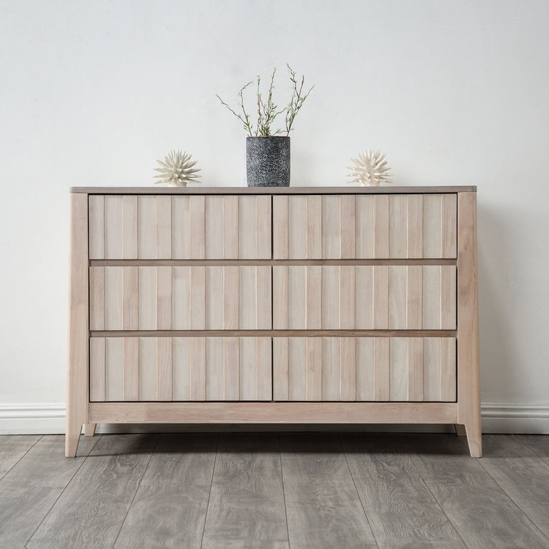 Gervais Whitewash 4 Piece Bedroom Set