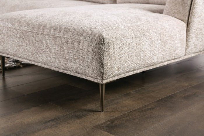 Gladbach Light Brown Large L-Shape Sectional
