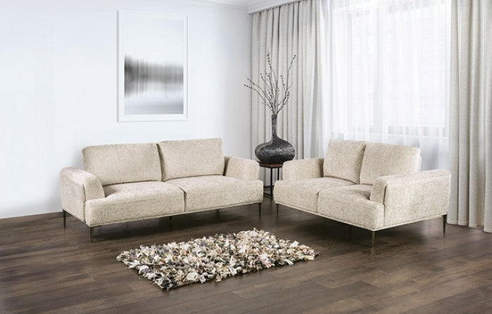 Gladbach Light Brown Loveseat