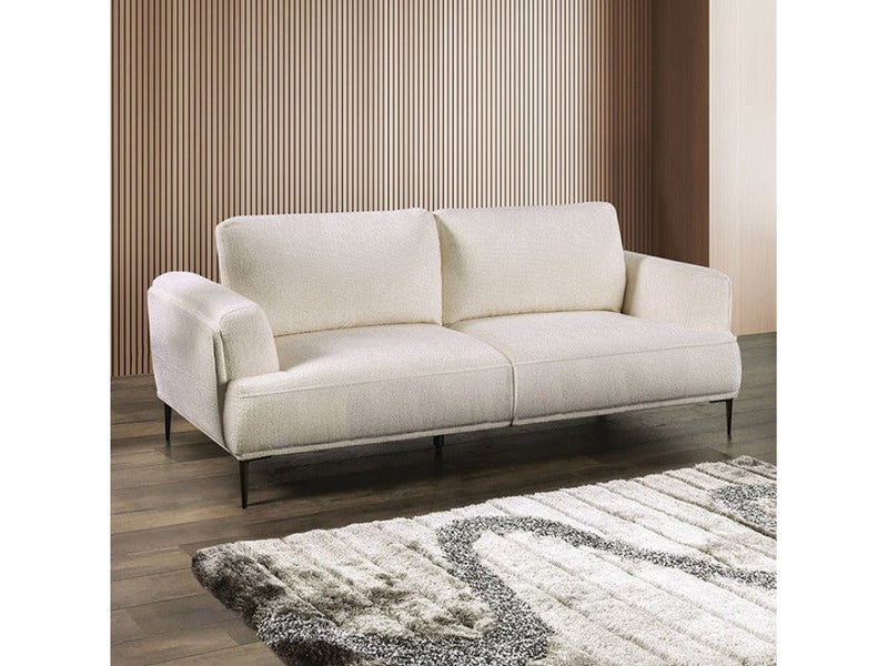Gladbach Linen White Sofa